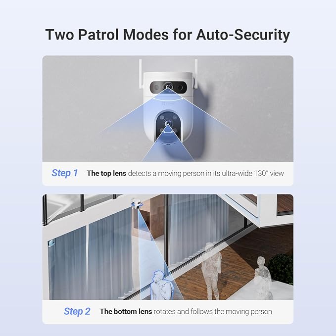 EZVIZ by Hikvision|H9C Dual-Lens(5MP+5MP) Pan & Tilt Wi-Fi Camera - Image 2