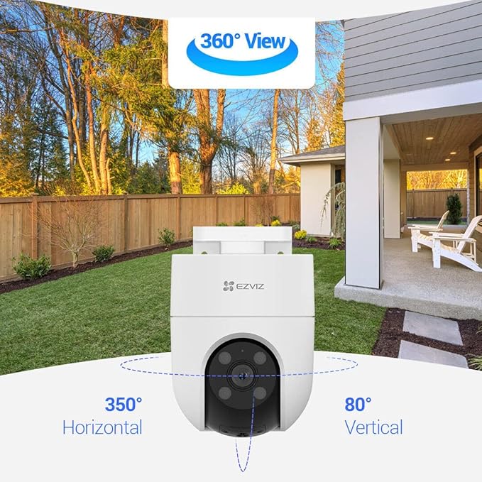 Ezviz by Hikvision H8C 2MP Outdoor Pan & Tilt Wi-Fi Camera| - Image 3